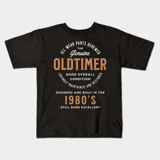 The genuine oldtimer, designed and built in the 1980's Kids T-Shirt